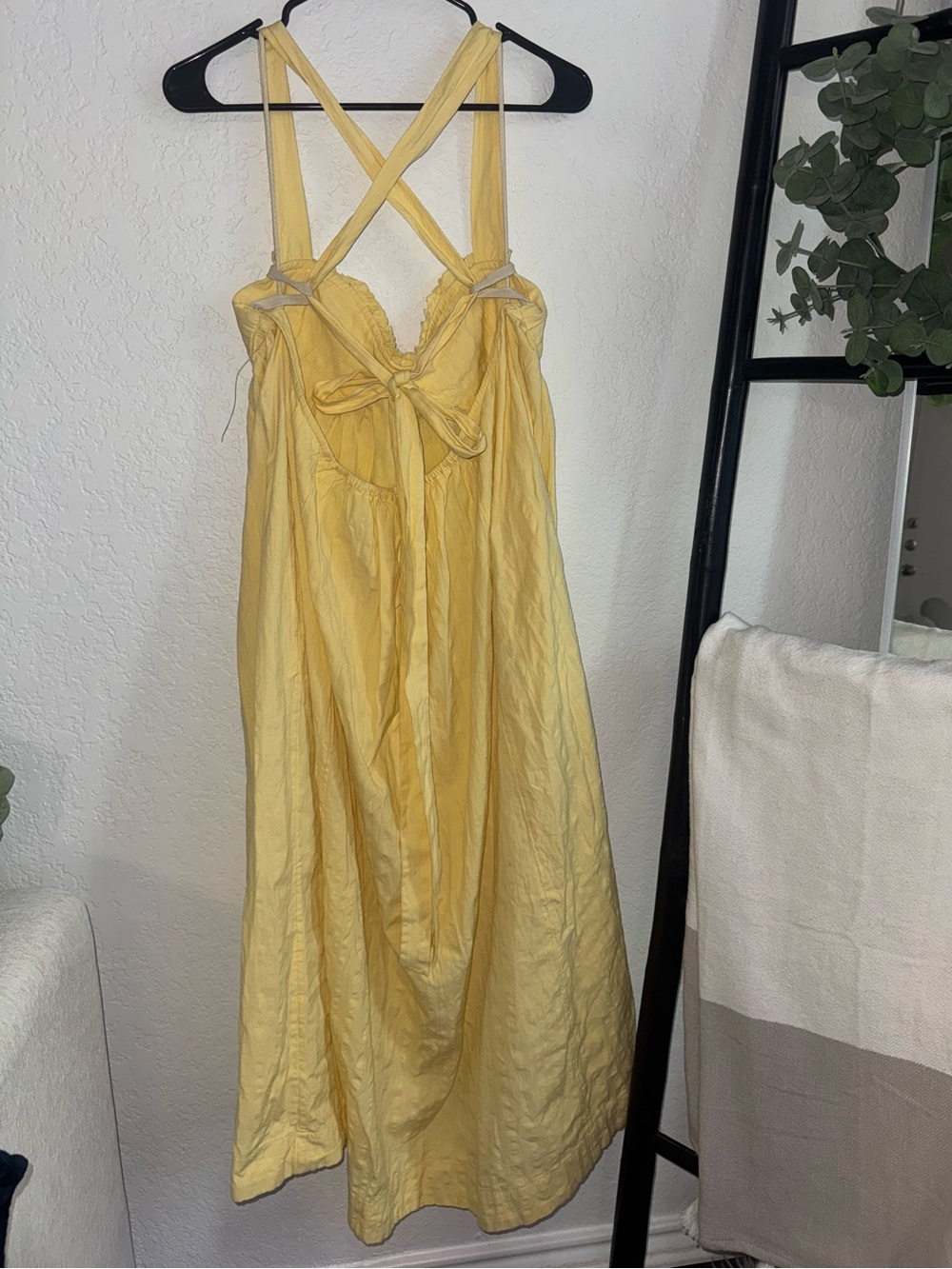 NWOT Free People Est Poppy Midi Dress in Yellow ☀️ - Picture 6 of 9
